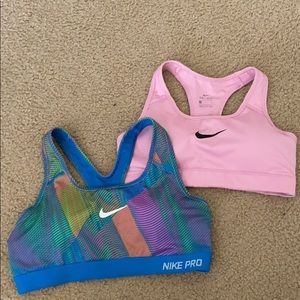 2 Nike Sports Bras